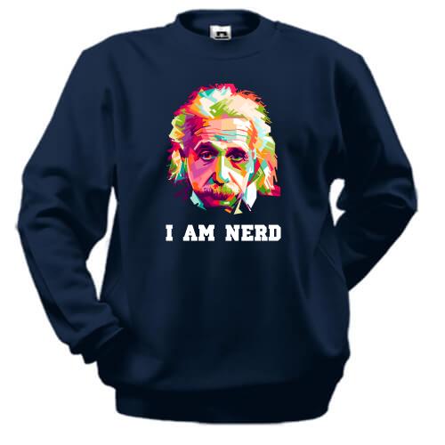 Світшот I`m nerd (Альберт Ейнштейн)